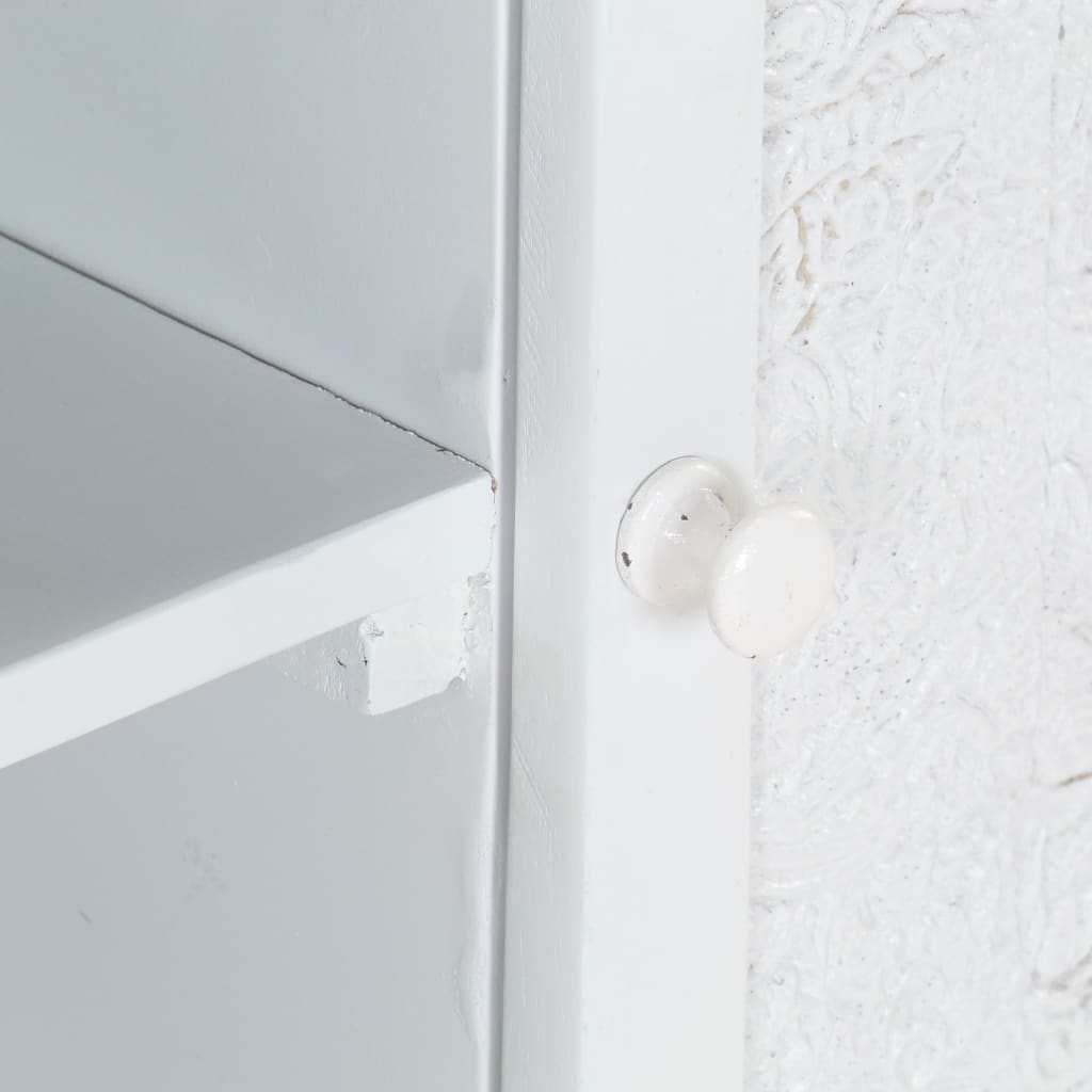 TV-Möbel Vit TV-Bänk 115x30x46 cm massivt grovt mangoträ