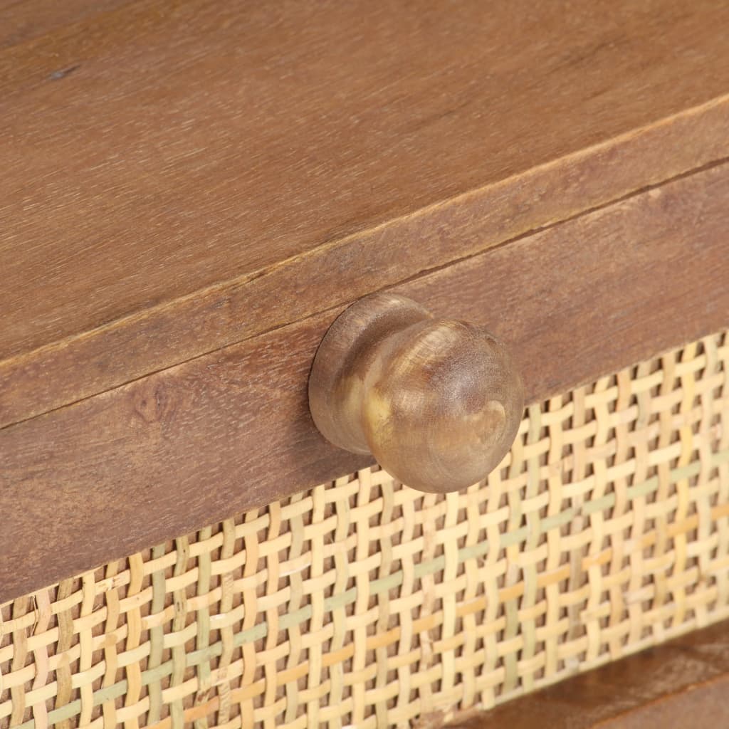 Soffbord Trä 100x60x40 cm massivt mangoträ