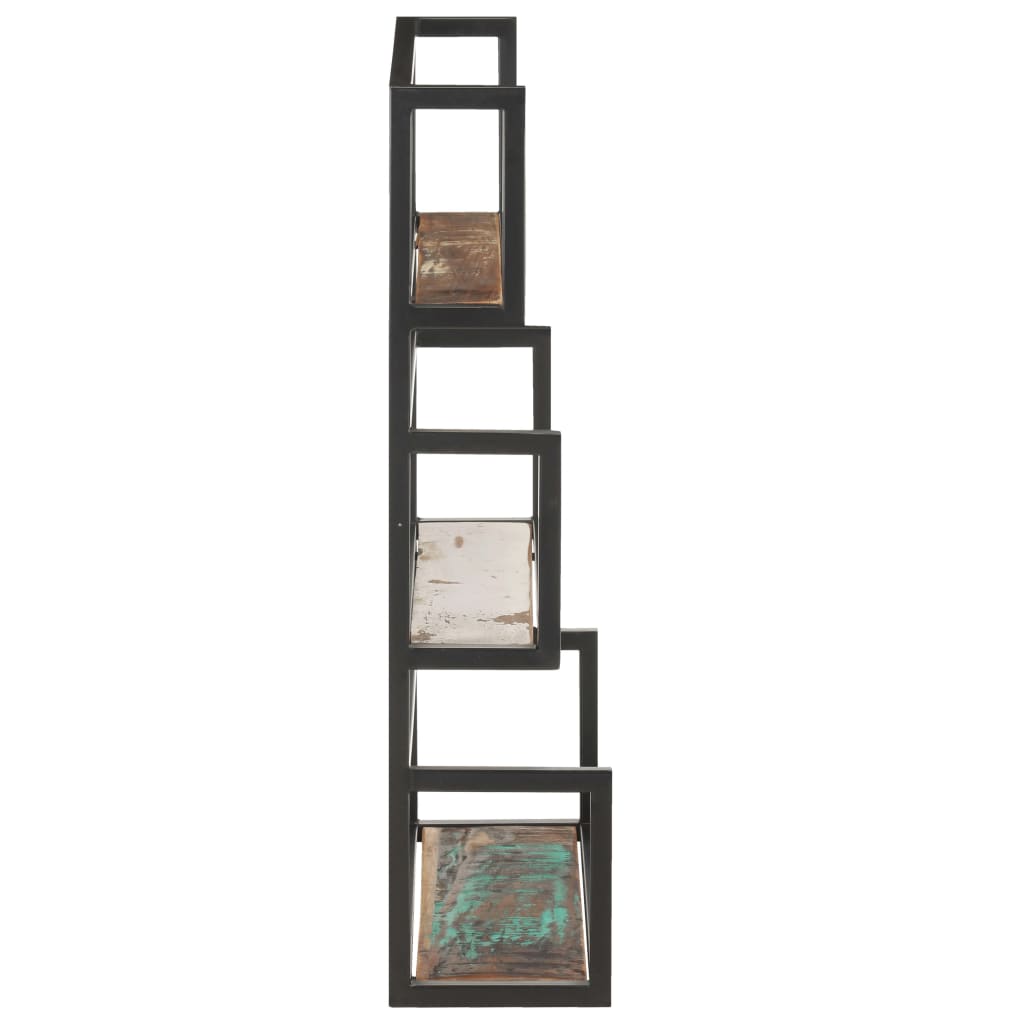 Vägghylla Trä 60x20x85 cm massivt återvunnet trä