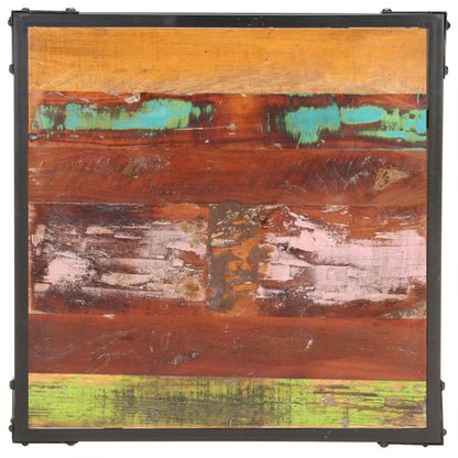 Soffbord Trä 60x60x35 cm massivt återvunnet trä