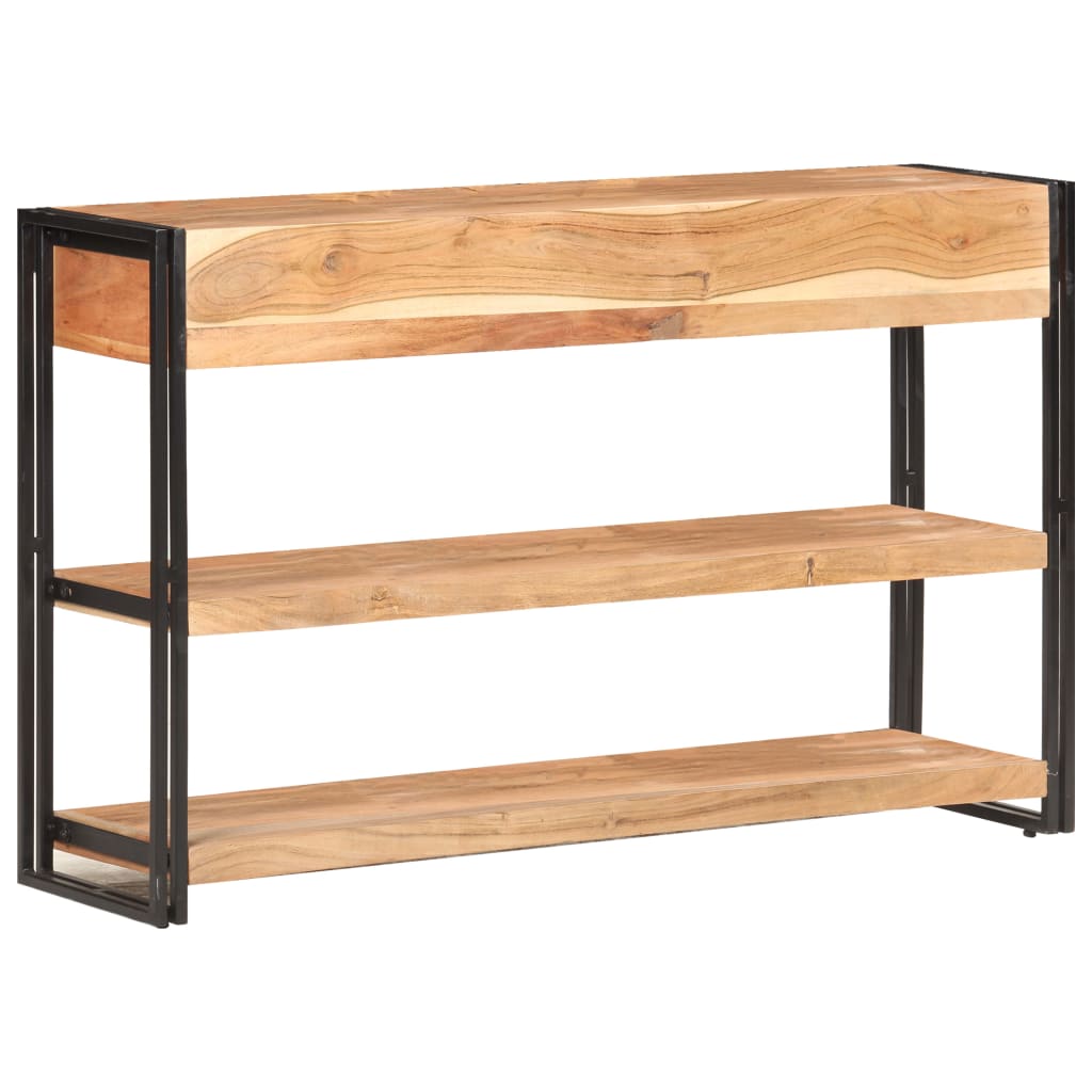 Skänk Trä 120x30x75 cm massivt akaciaträ