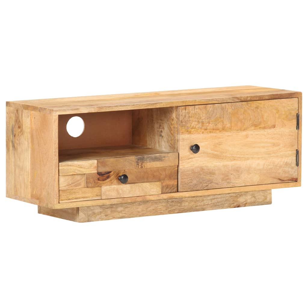 TV-Möbel Trä TV-Bänk 90x30x35 cm massivt mangoträ