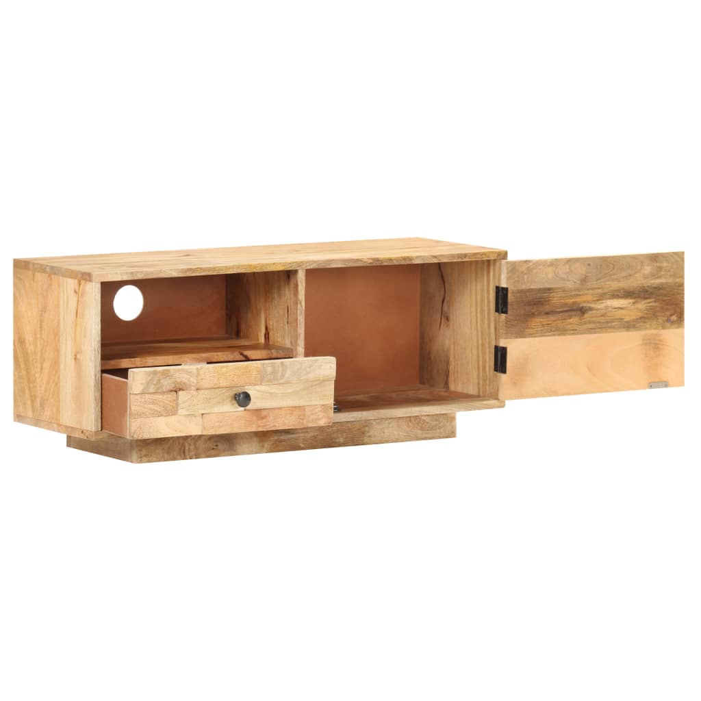 TV-Möbel Trä TV-Bänk 90x30x35 cm massivt mangoträ