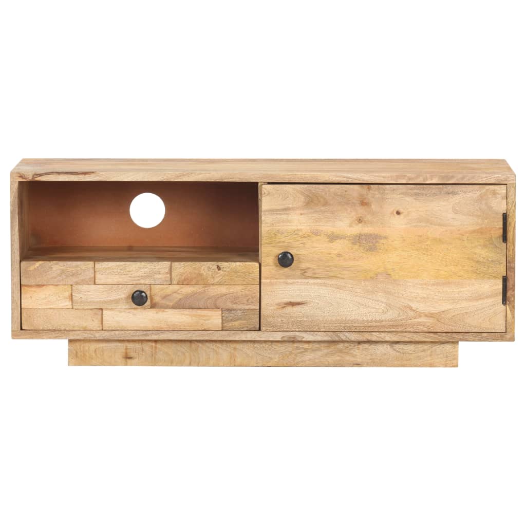 TV-Möbel Trä TV-Bänk 90x30x35 cm massivt mangoträ