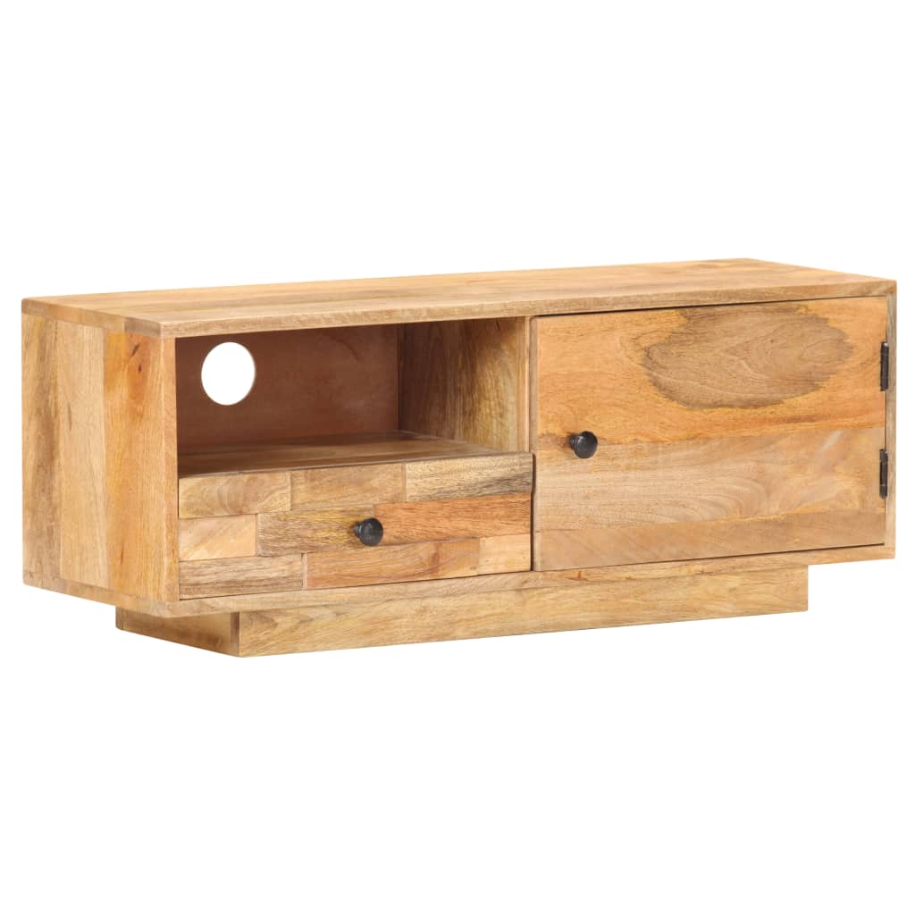 TV-Möbel Trä TV-Bänk 90x30x35 cm massivt mangoträ