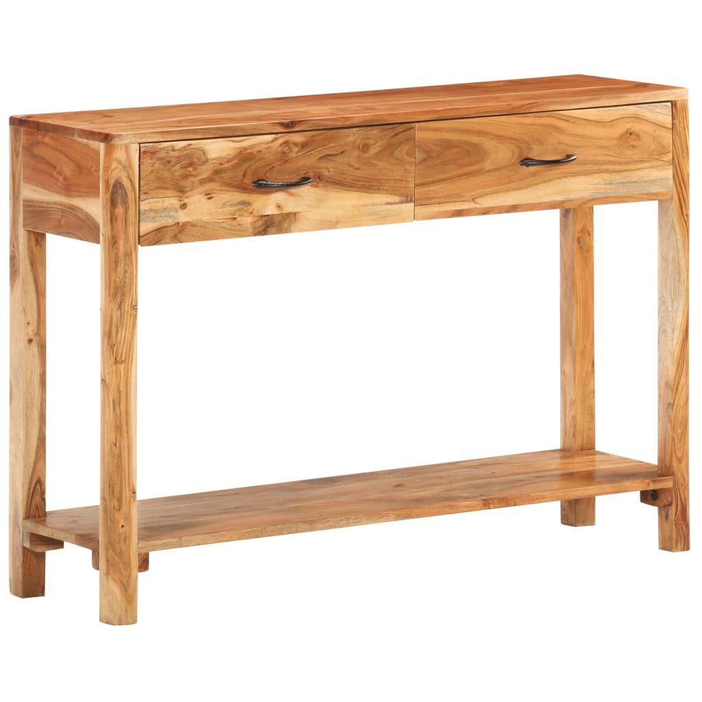 Skänk Trä 110x30x75 cm massivt akaciaträ