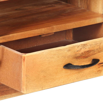 TV-Möbel Trä TV-Bänk 116x30x40 cm massivt akaciaträ