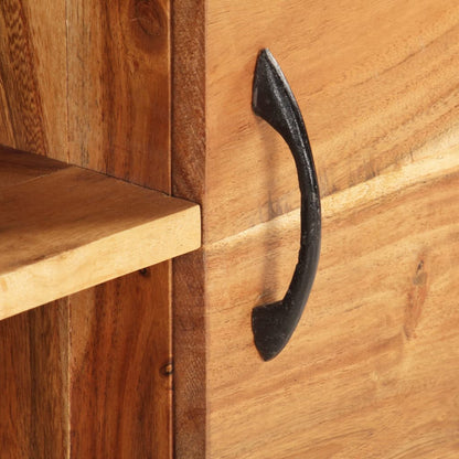 Skänk Trä 116x30x66 cm massivt akaciaträ