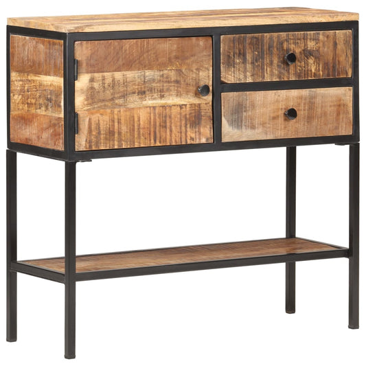 Skänk Trä 85x30x80 cm grovt mangoträ