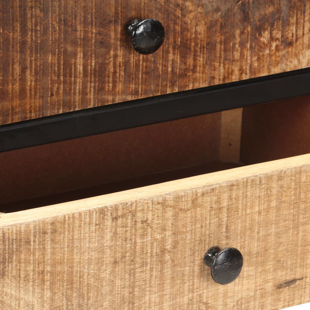 Skänk Trä 85x30x80 cm grovt mangoträ