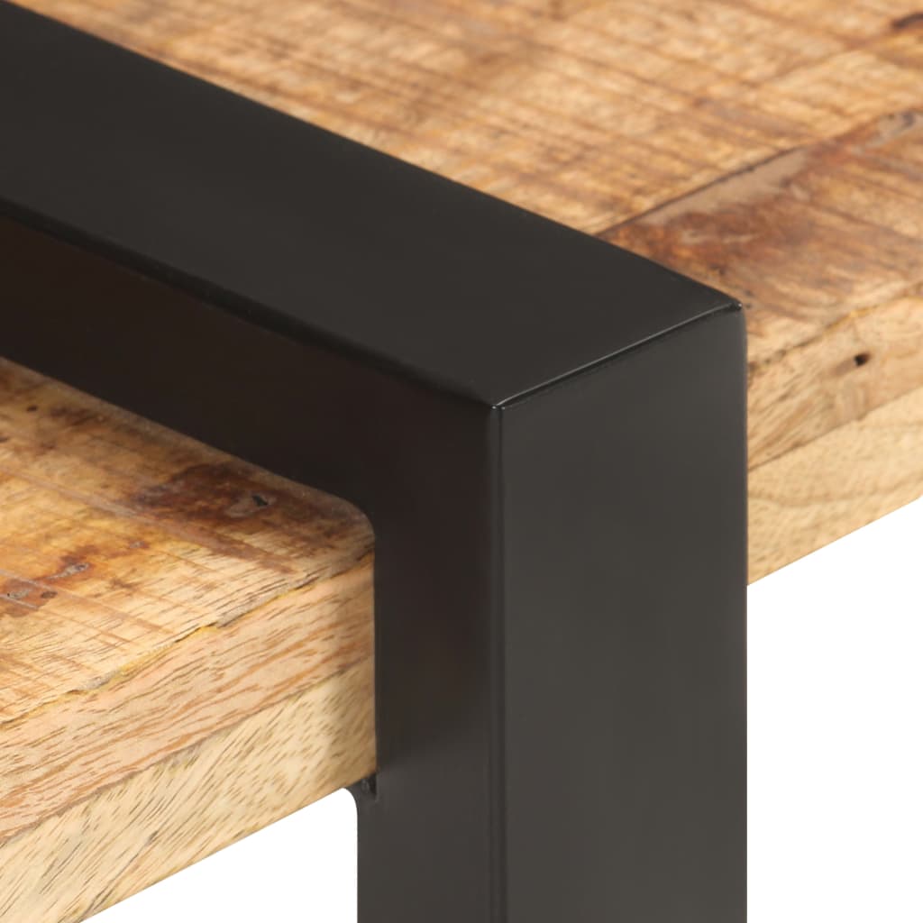 TV-Möbel Trä TV-Bänk 160x40x40 cm massivt grovt mangoträ