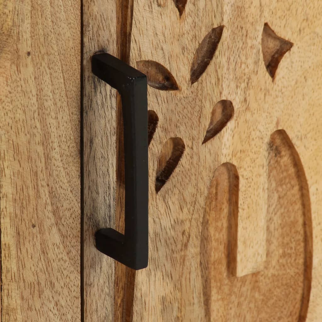 Sängbord Nattduksbord Trä 40x30x50 cm massivt mangoträ