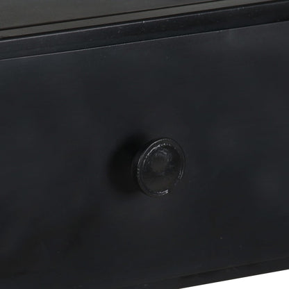 Bokhylla Trä 60x35x180 cm grovt mangoträ och järn