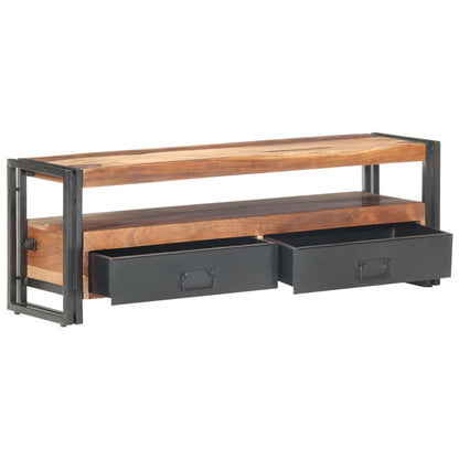 TV-Möbel Trä TV-Bänk 120x30x40 cm massivt trä