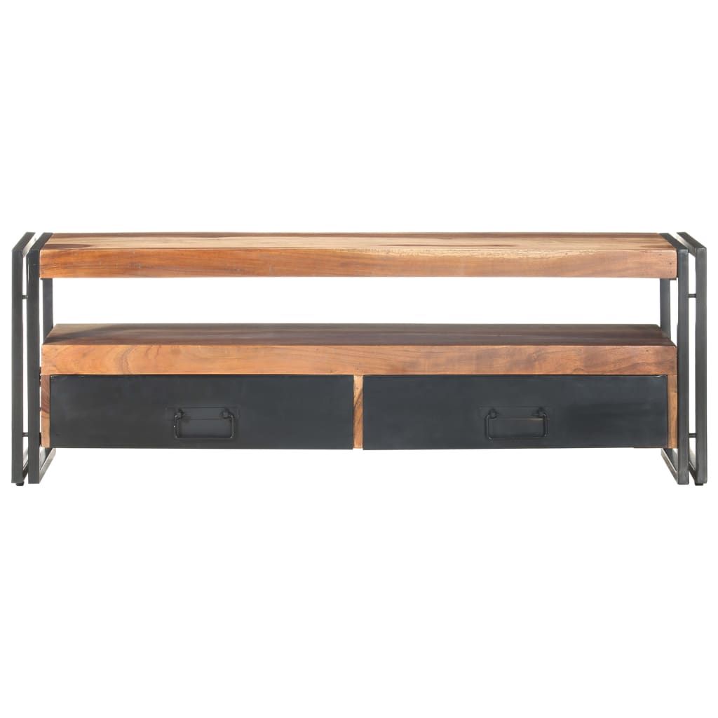 TV-Möbel Trä TV-Bänk 120x30x40 cm massivt trä