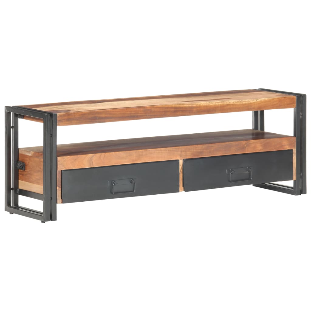 TV-Möbel Trä TV-Bänk 120x30x40 cm massivt trä