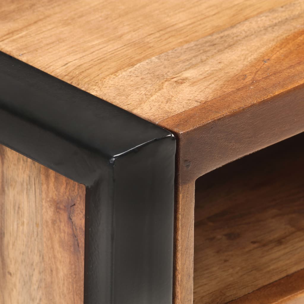 Sängbord Nattduksbord Trä 40x35x55cm massiv akacia