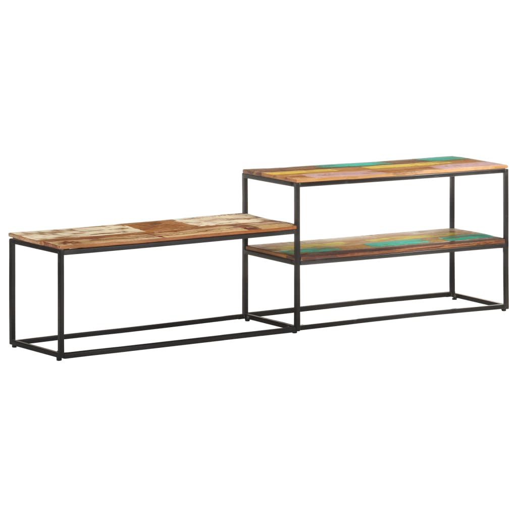 TV-Möbel Trä TV-Bänk 180x30x50 cm massivt återvunnet trä