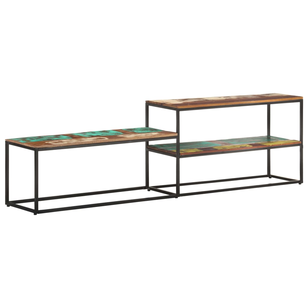 TV-Möbel Trä TV-Bänk 180x30x50 cm massivt återvunnet trä