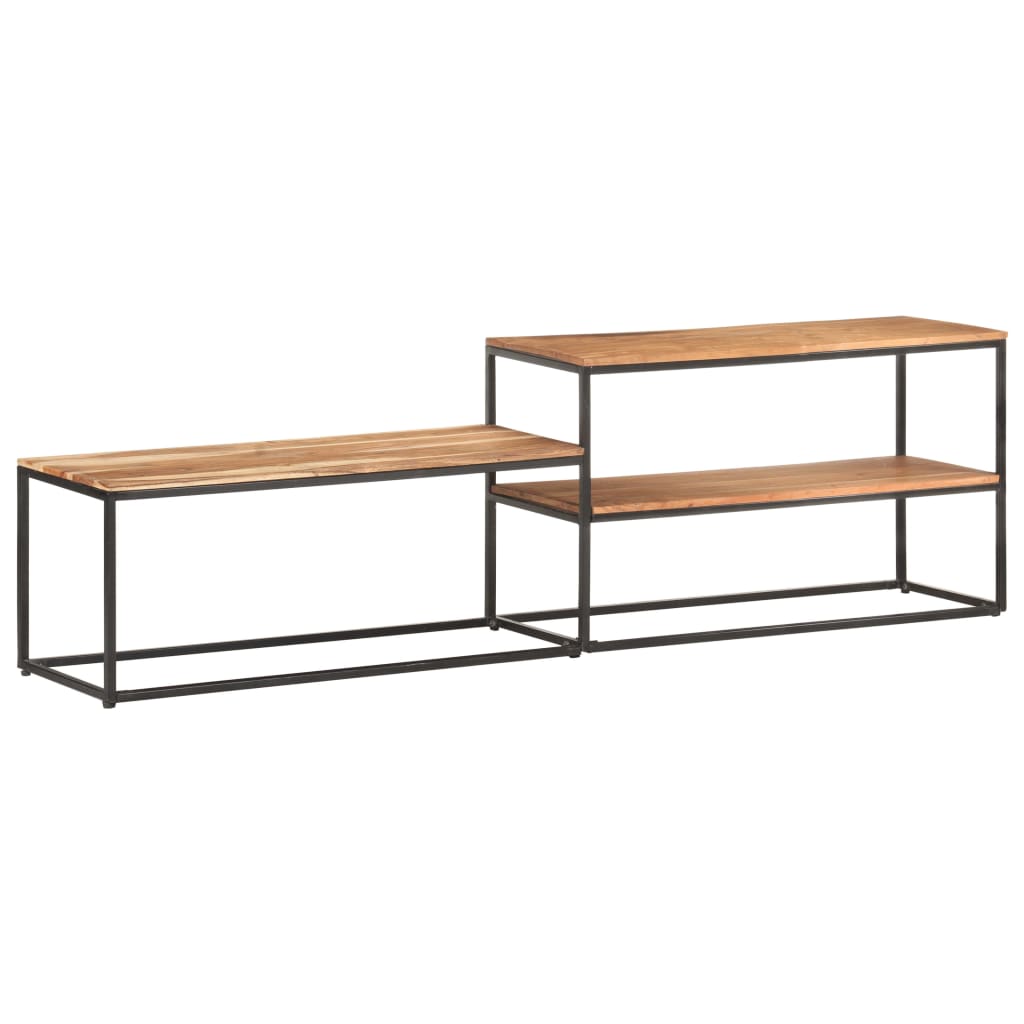 TV-Möbel Trä TV-Bänk 180x30x50 cm massivt akaciaträ