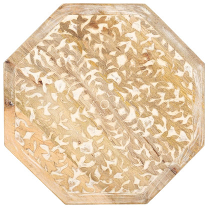 Sidobord Trä Ø48 cm massivt mangoträ