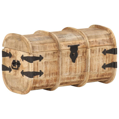 Förvaringskista 2 st massivt mangoträ