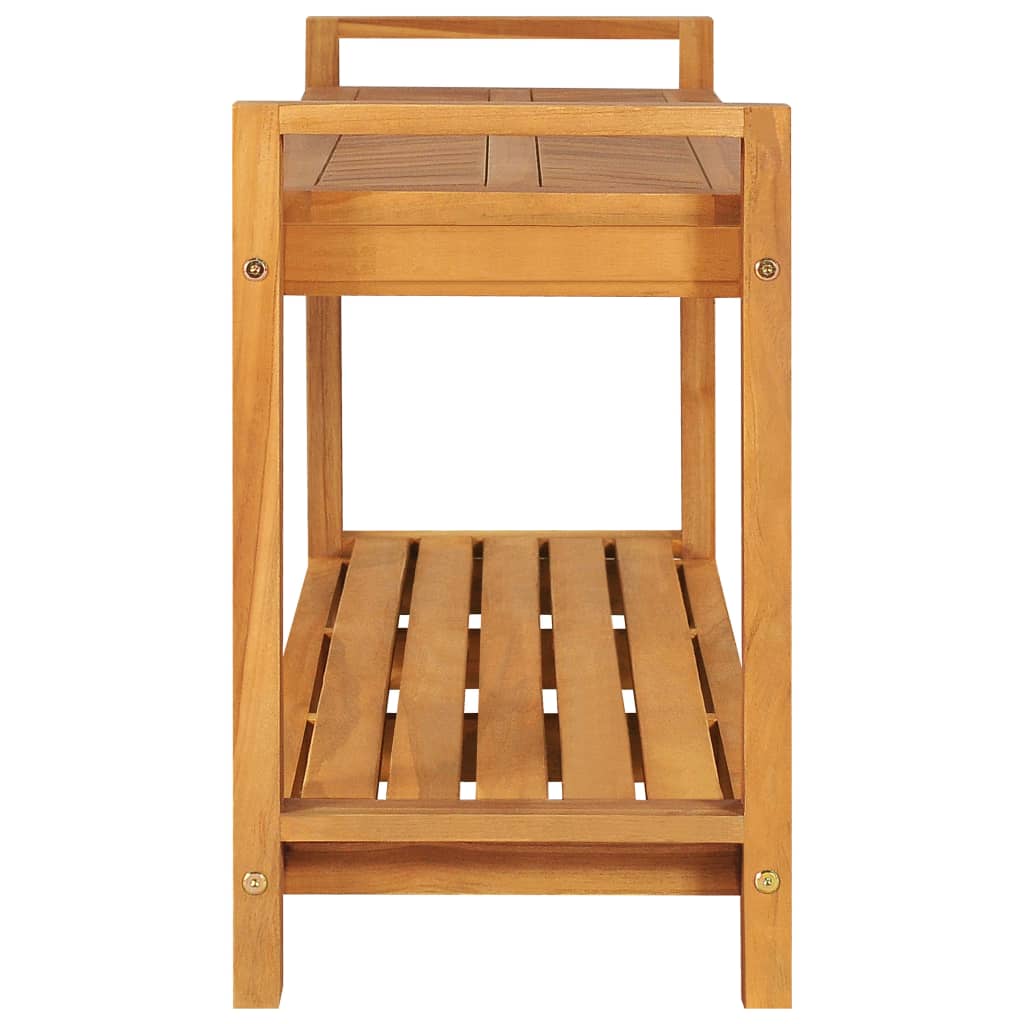 Bänk 120 cm massiv teak