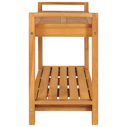 Bänk 120 cm massiv teak