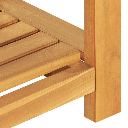Bänk 120 cm massiv teak