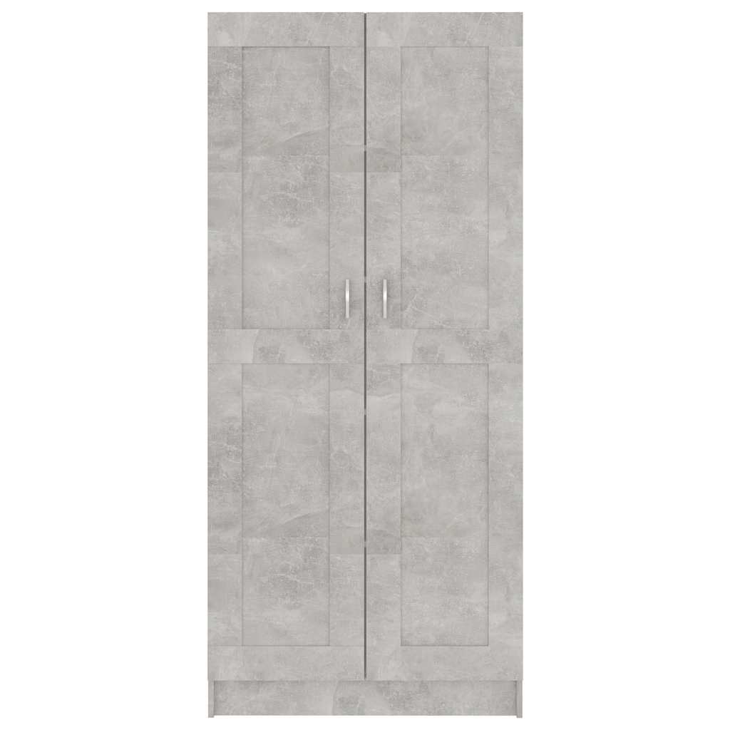 Bokhylla Betonggrå 82,5x30,5x185,5 cm