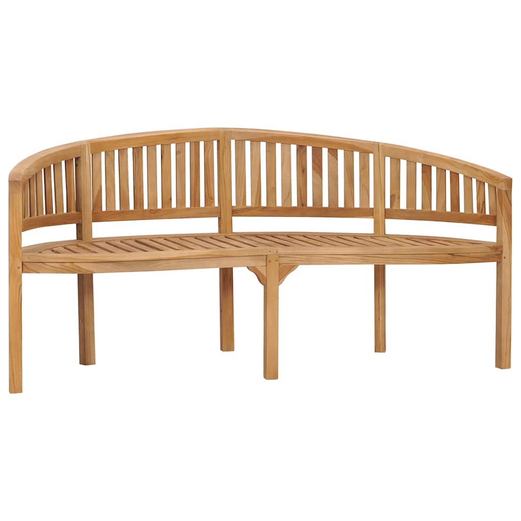 Trädgårdsbänk Trä 180 cm massiv teak