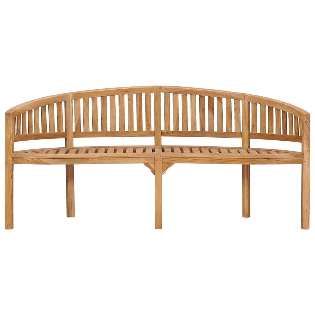 Trädgårdsbänk Trä 180 cm massiv teak