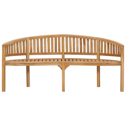 Trädgårdsbänk Trä 180 cm massiv teak