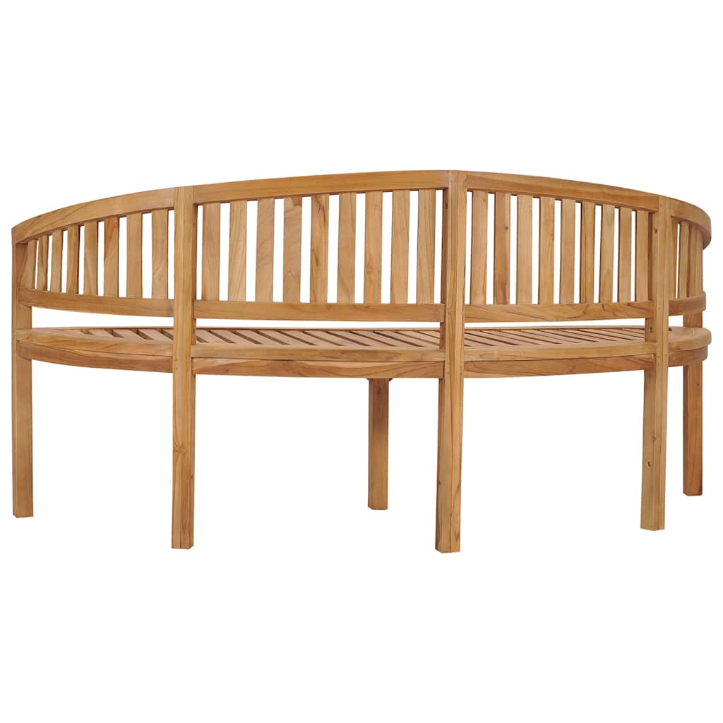 Trädgårdsbänk Trä 180 cm massiv teak