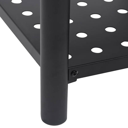 Eldstad med eldgaffel 54x54x55 cm stål