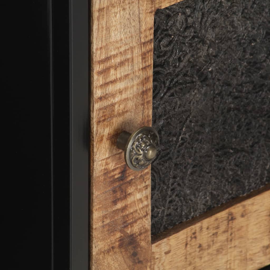 TV-Möbel Trä TV-Bänk 120x30x40 cm grovt mangoträ