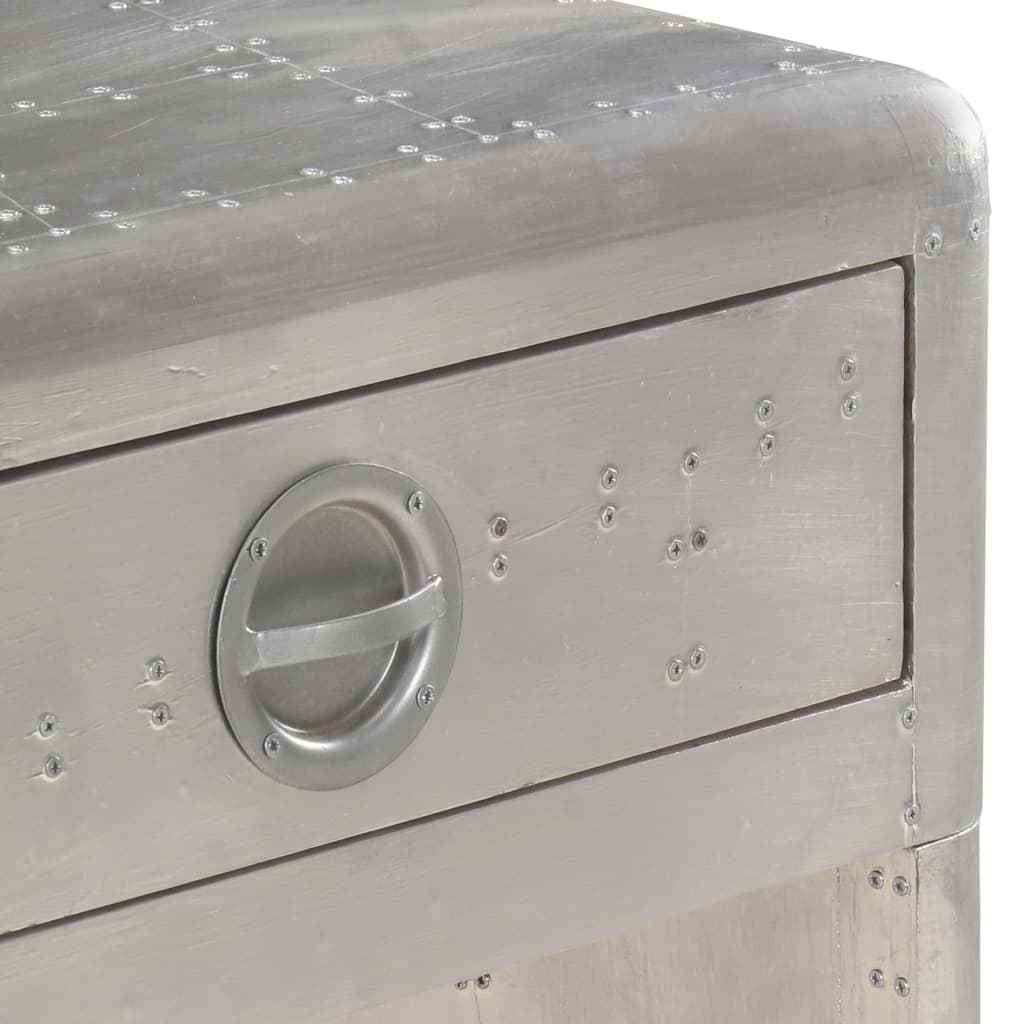 Skänk DIV. aviatorstil 110x35x75 cm metall