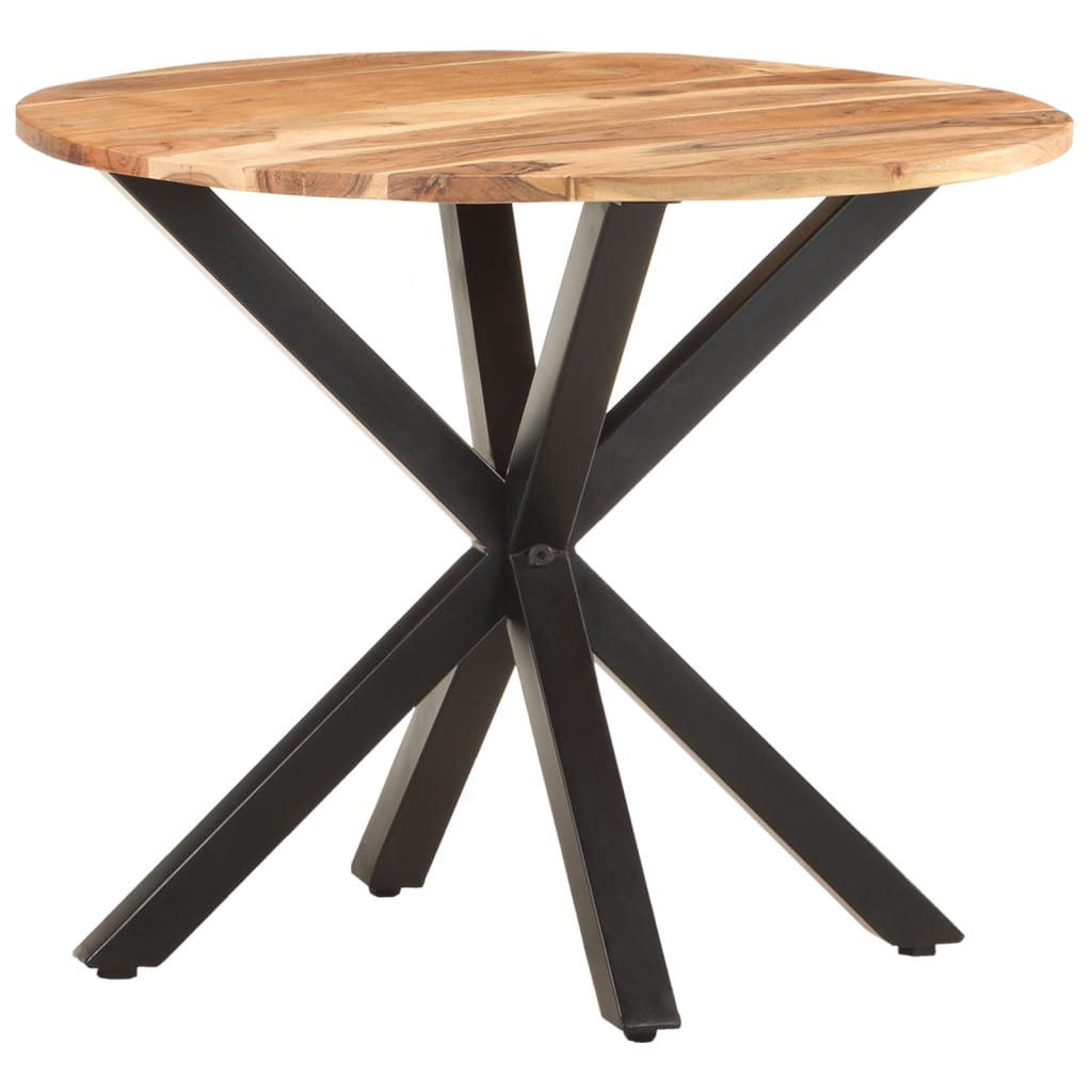 Sidobord Trä 68x68x56 cm massivt akaciaträ
