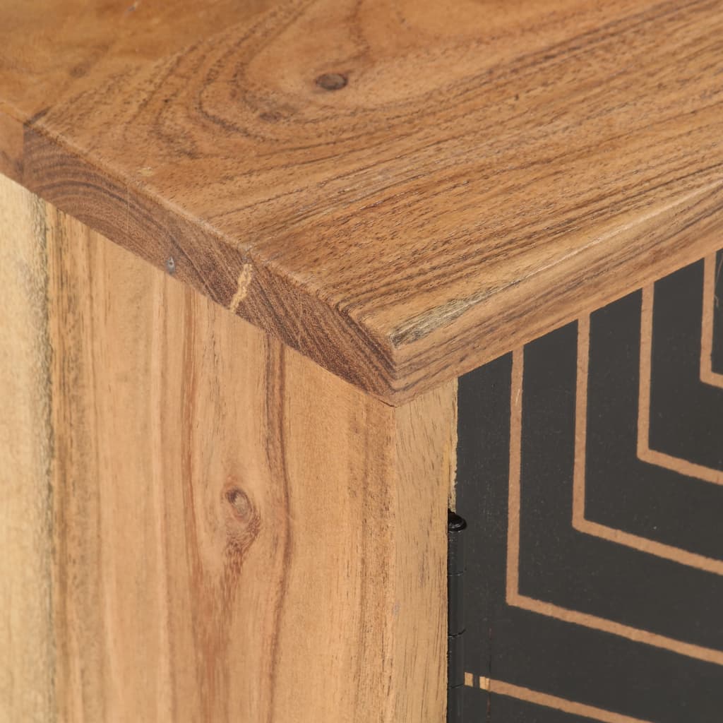 TV-Möbel Trä TV-Bänk 115x30x39 cm massivt akaciaträ