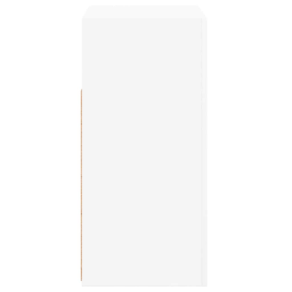 Skänk Vit LED-belysning 80x35x75 cm