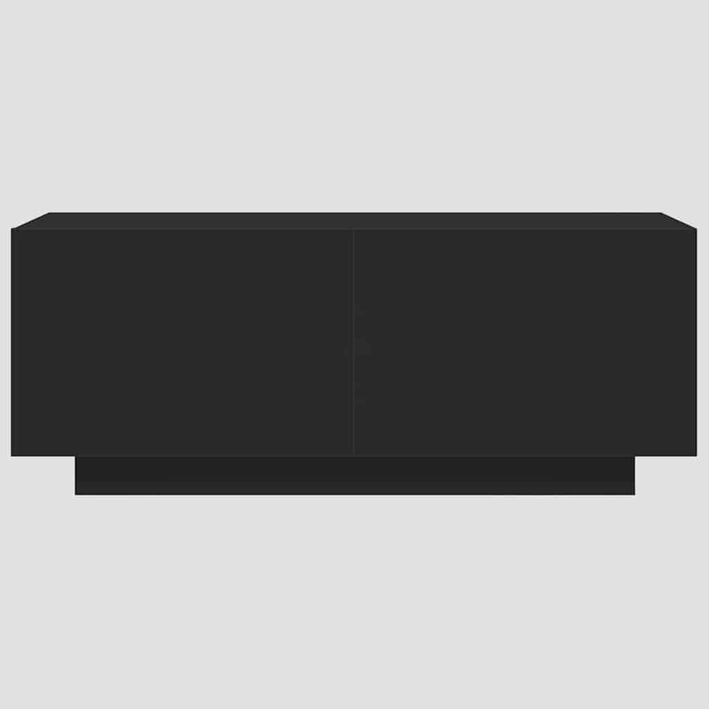 TV-skåp svart 100x35x40 cm konstruerat trä