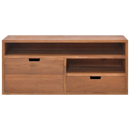 TV-bänk 90x30x40 cm massiv teak