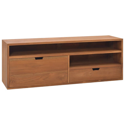 TV-Möbel Trä TV-Bänk 110x30x40 cm massiv teak