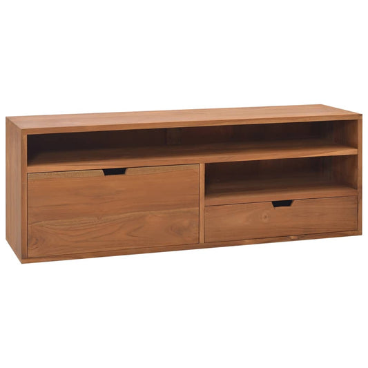 TV-Möbel Trä TV-Bänk 110x30x40 cm massiv teak