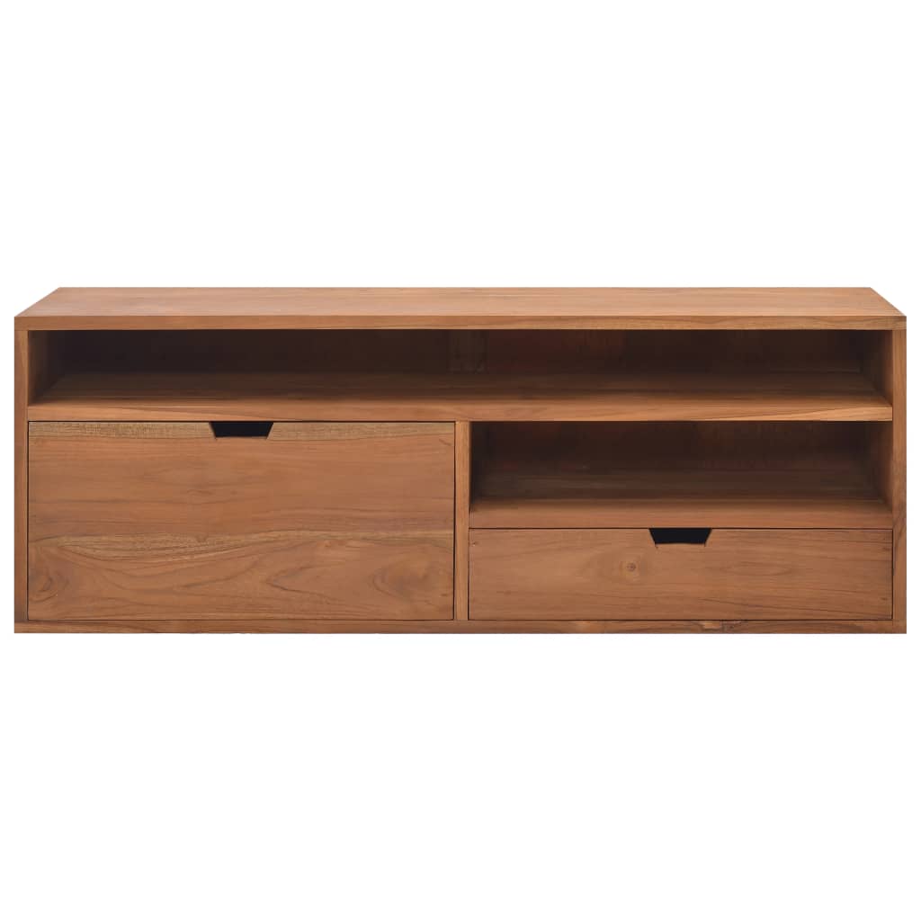 TV-Möbel Trä TV-Bänk 110x30x40 cm massiv teak