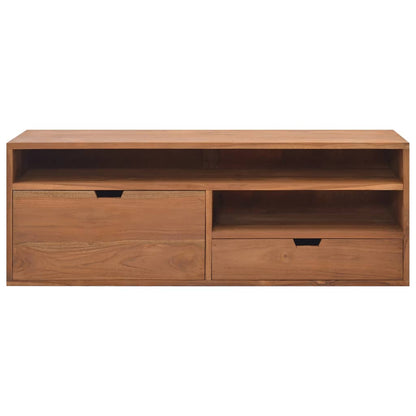 TV-Möbel Trä TV-Bänk 110x30x40 cm massiv teak