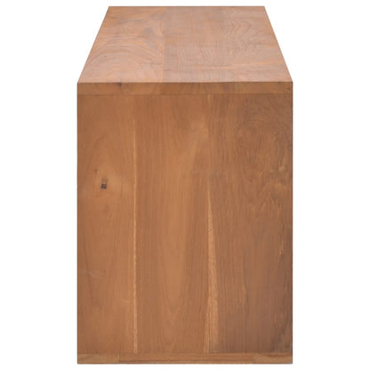 TV-Möbel Trä TV-Bänk 110x30x40 cm massiv teak