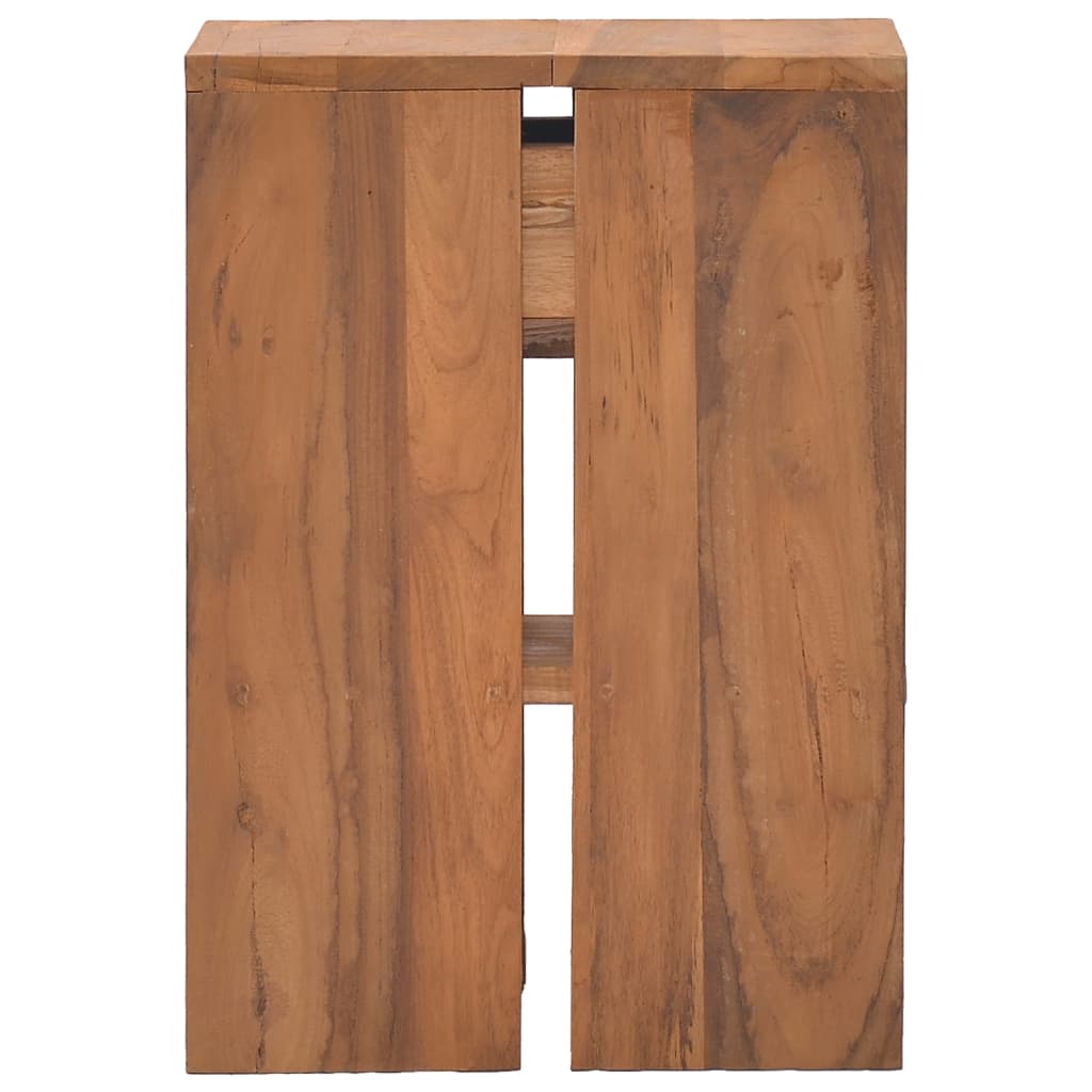 Sängbord 20x35x50 cm massiv teak