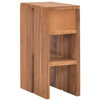 Sängbord 20x35x50 cm massiv teak