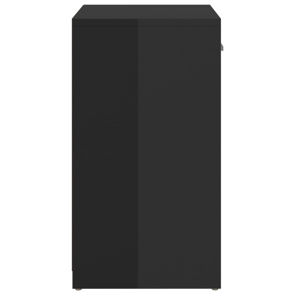 Skoställ Högglans Svart Skobänk 94,5x31x57 cm